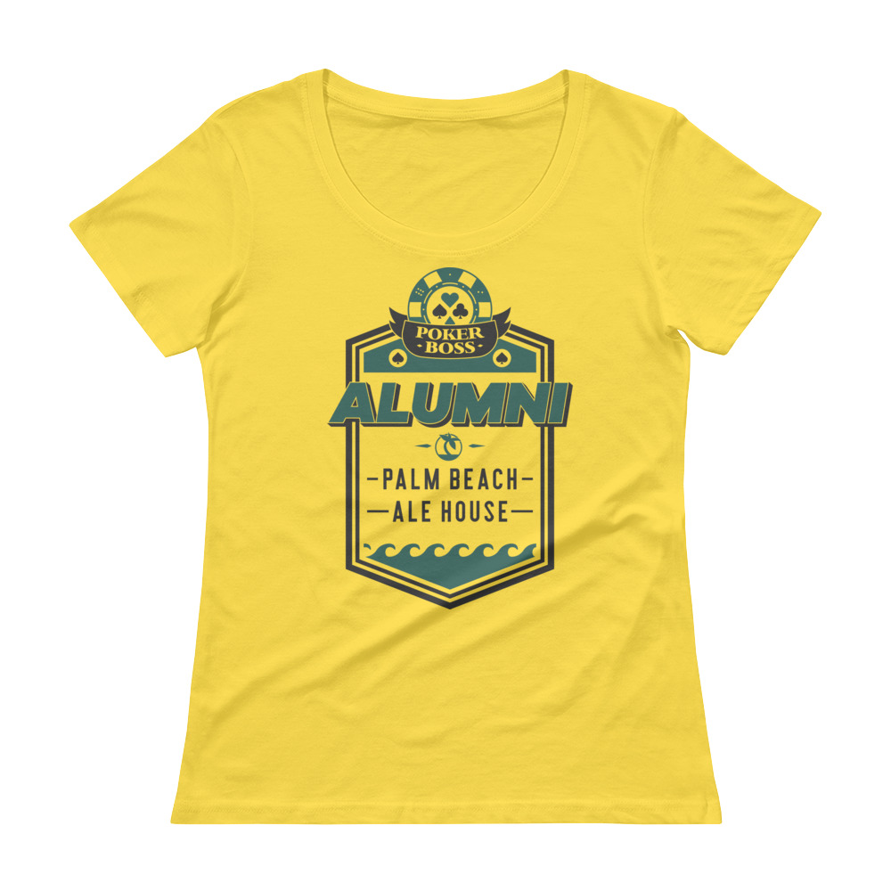 Palm Beach Ale House Alumni – Scoopneck T-shirt