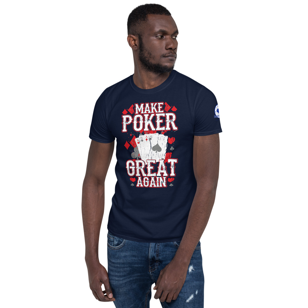 Buffalo Pub Poker – I’d Rather Be Playing Poker –  Men’s T-shirt