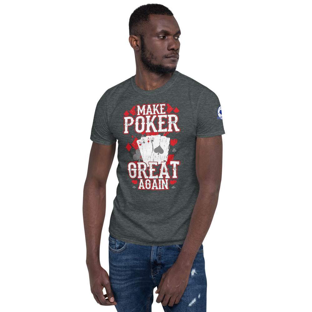 Buffalo Pub Poker – I’d Rather Be Playing Poker –  Men’s T-shirt