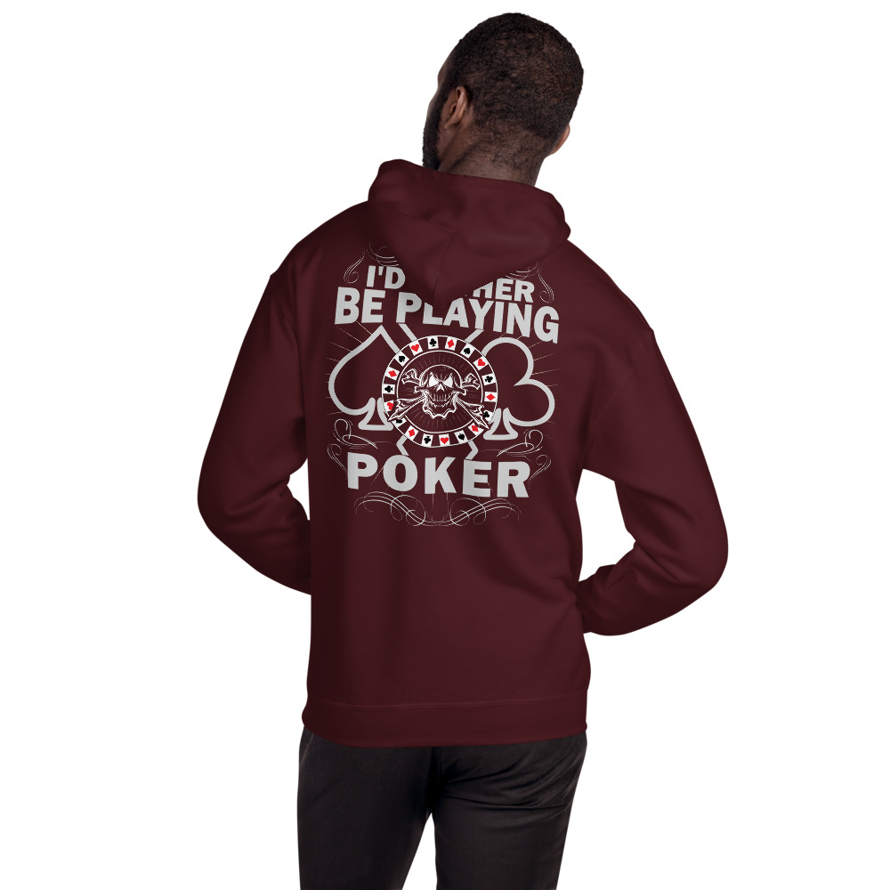 Buffalo Pub Poker – I’d Rather Be Playing Poker – Unisex Hoodie