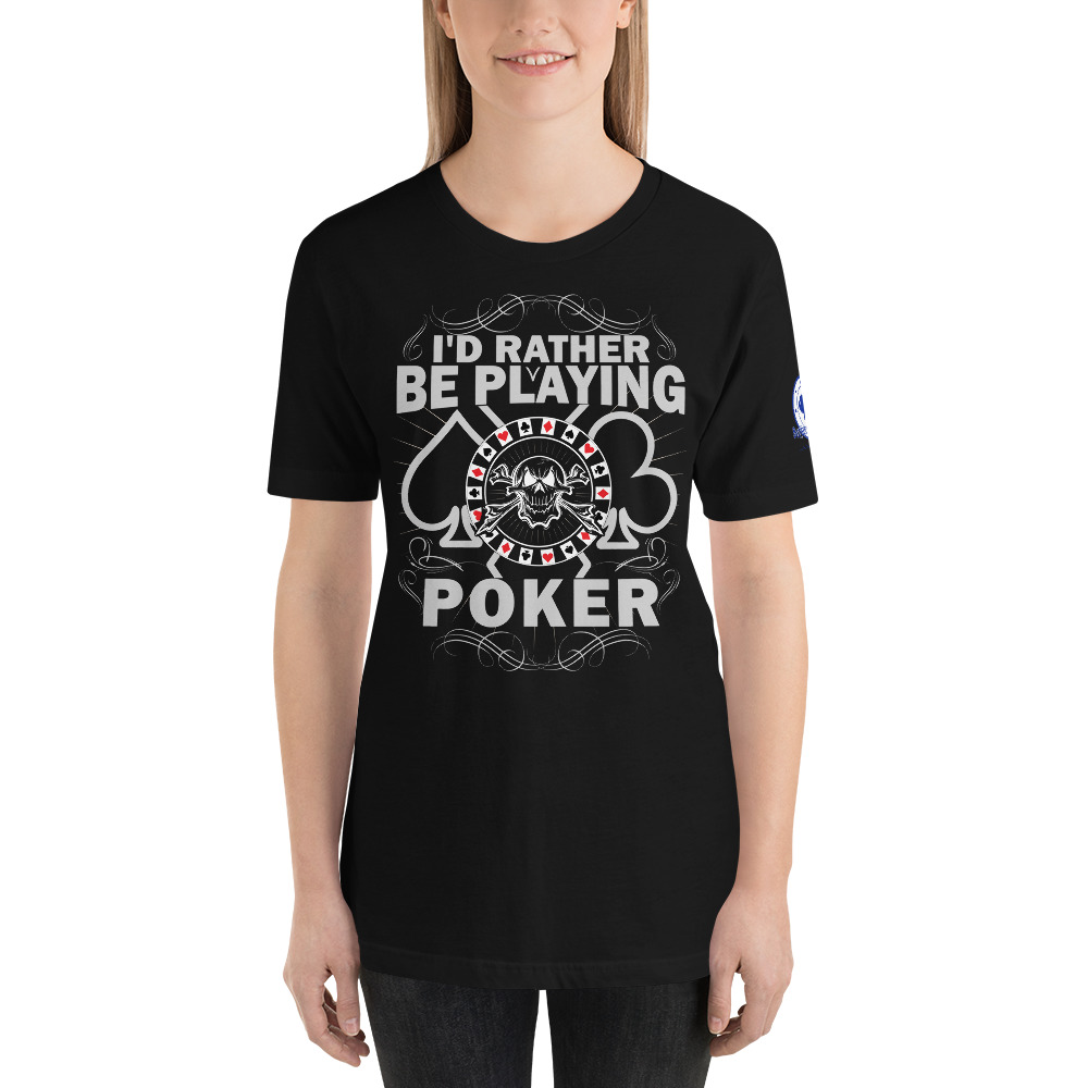 Buffalo Pub Poker – I’d Rather Be Playing Poker – Women’s T-shirt