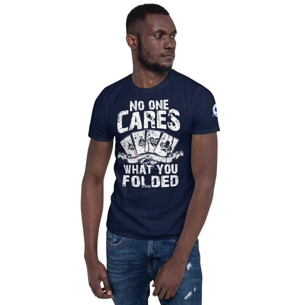 Buffalo Pub Poker – I Hate Poker Fake News –  Men’s T-shirt