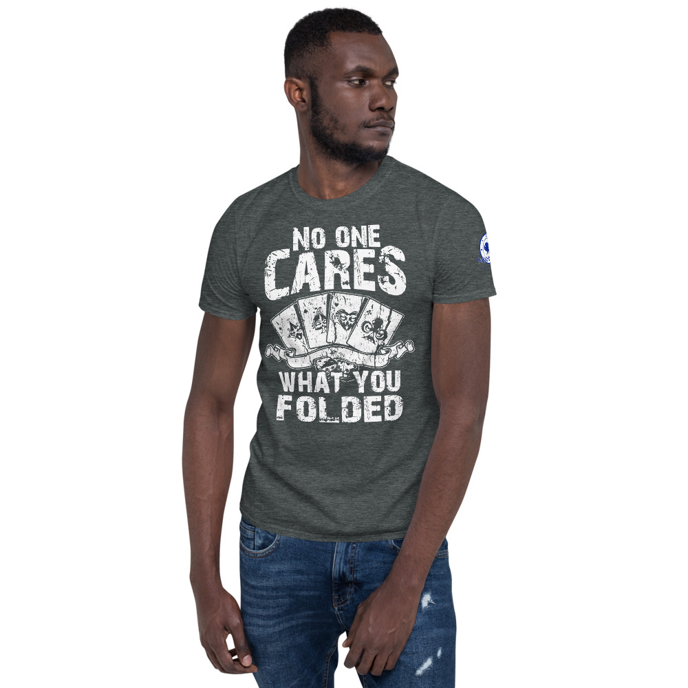 Buffalo Pub Poker – I Hate Poker Fake News –  Men’s T-shirt