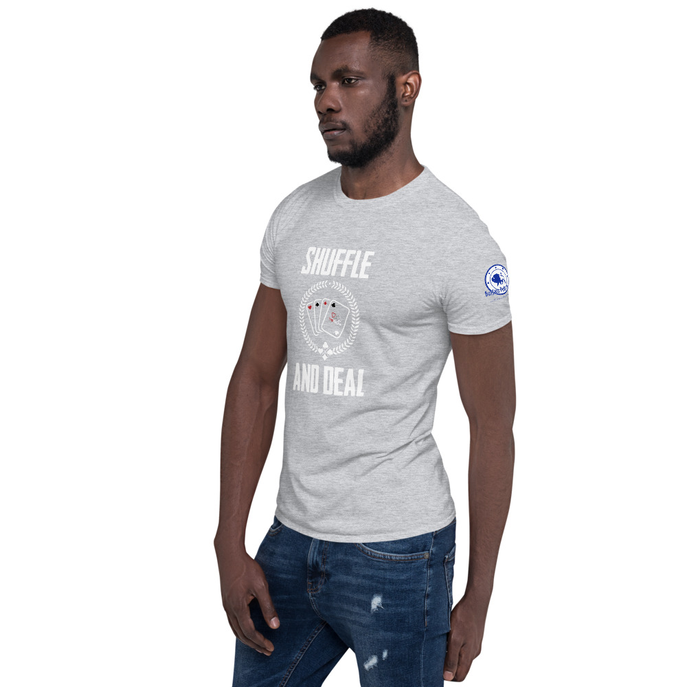 Buffalo Pub Poker – Shuffle And Deal –  Men’s T-shirt