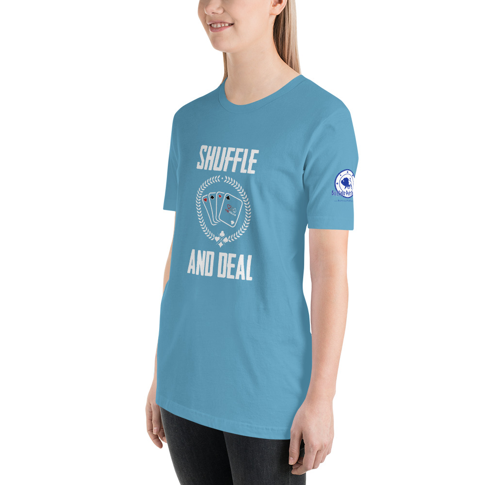 Buffalo Pub Poker – Shuffle And Deal –  Women’s T-shirt