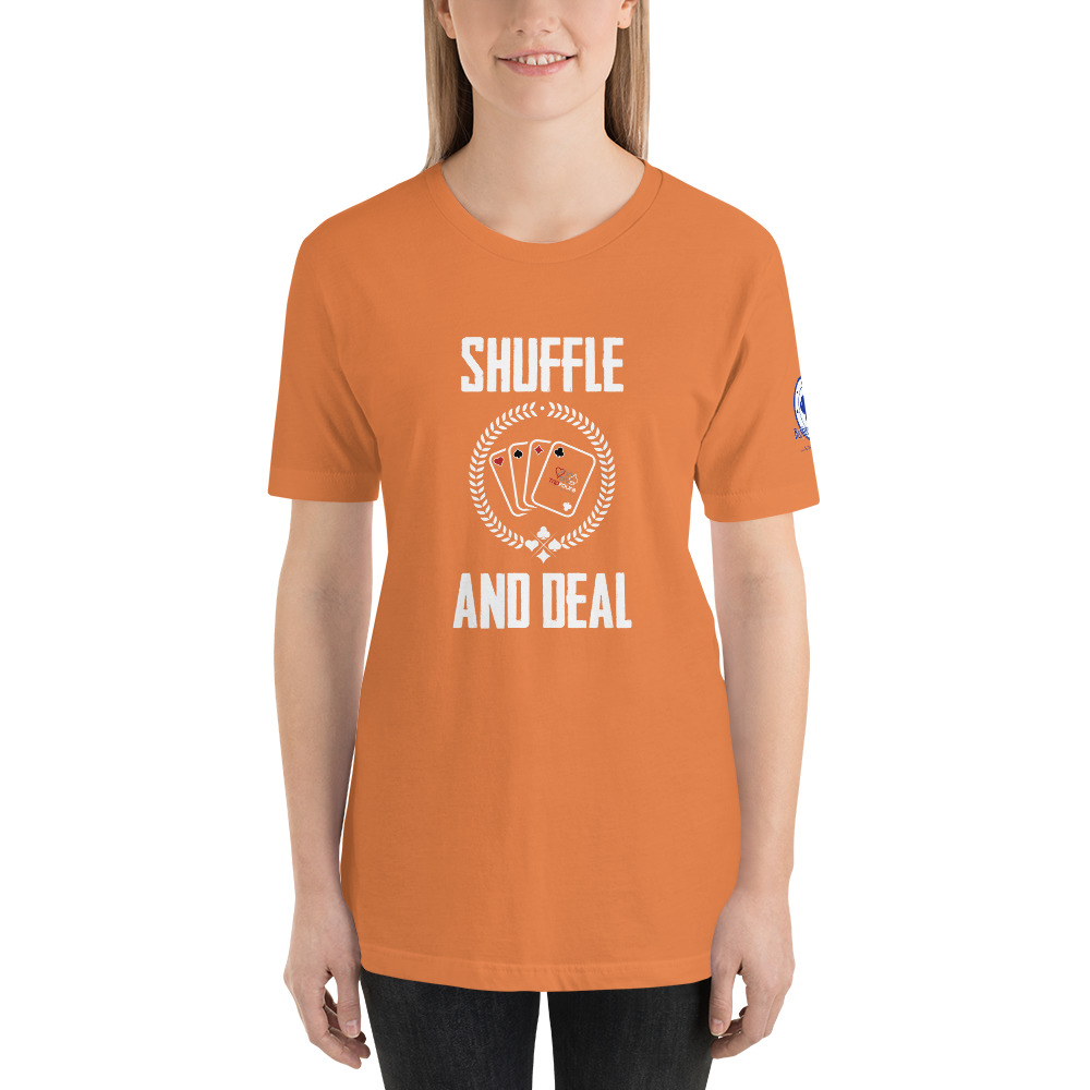 Buffalo Pub Poker – Shuffle And Deal –  Women’s T-shirt
