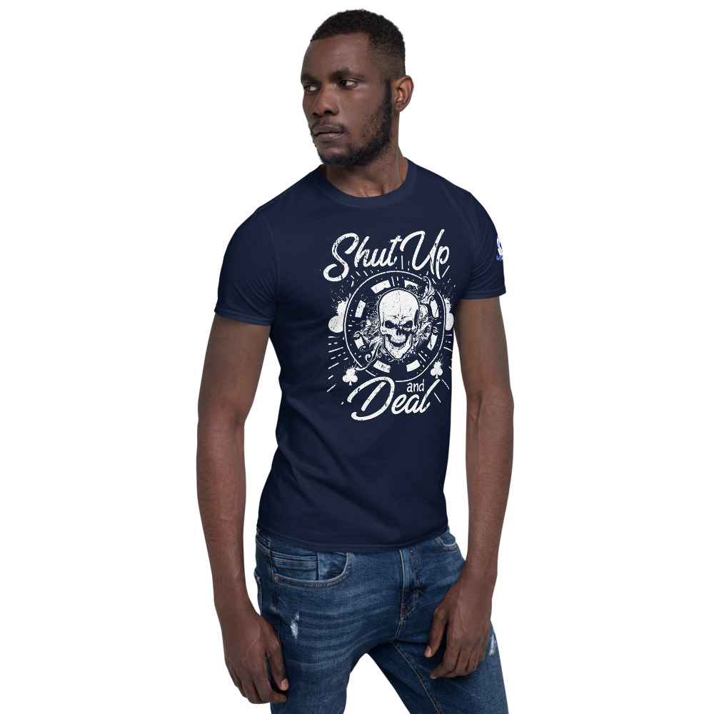 Buffalo Pub Poker – Shut Up And Deal –  Men’s T-shirt