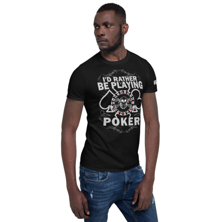 Kontenders – I’d Rather Be Playing Poker – Men’s T-shirt
