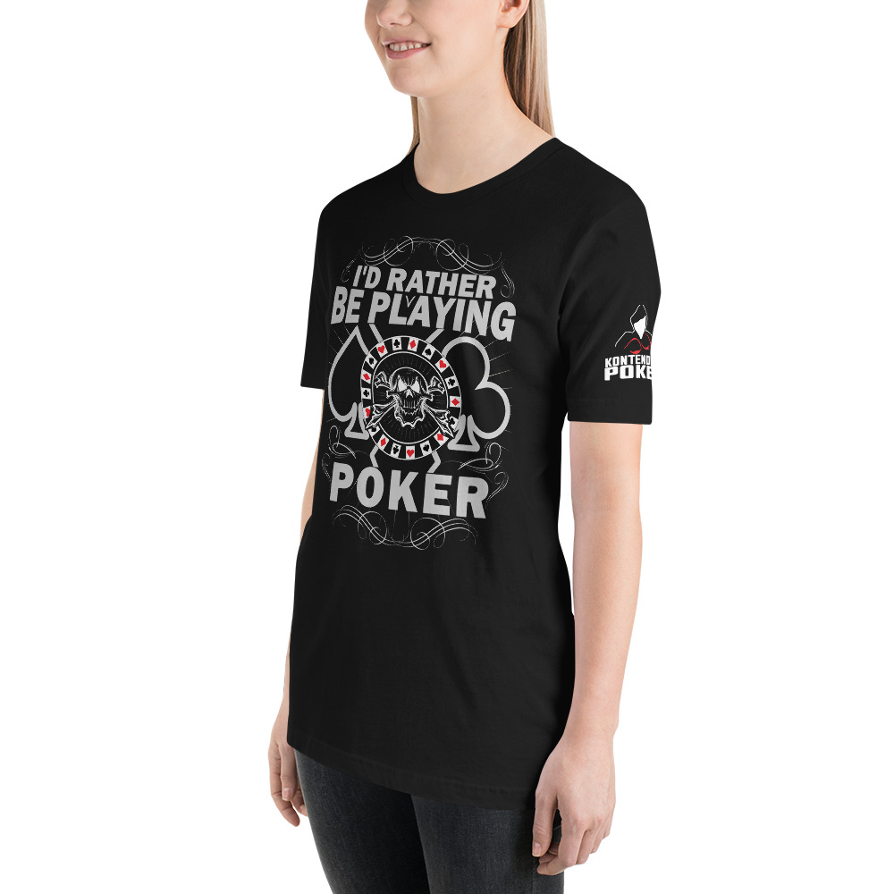 Kontenders – I’d Rather Be Playing Poker – Women’s T-shirt