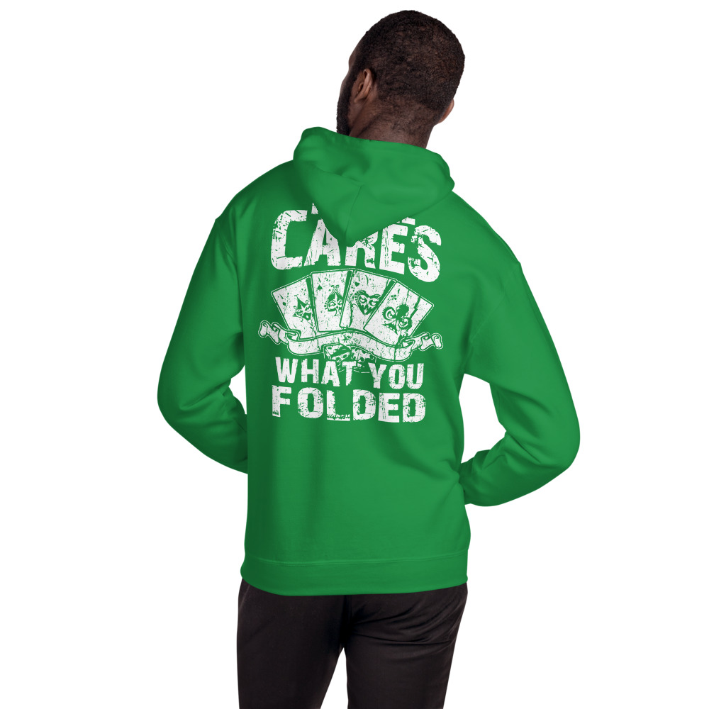 Private: Pikes Peak Poker – No One Cares What You Folded –  Unisex Hoodie