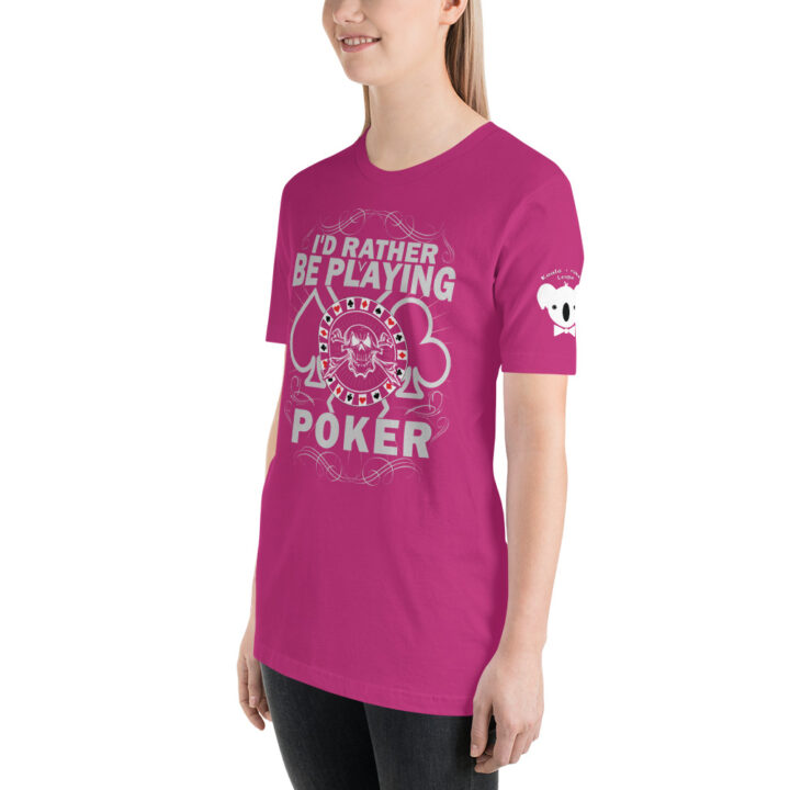 Private: Koala T. Poker – I’d Rather Be Playing Poker – Women’s T-shirt