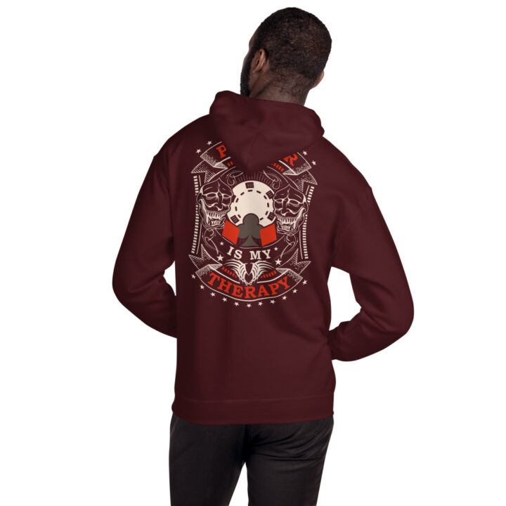 Private: Koala T. Poker – Poker Is My Therapy – Unisex Hoodie